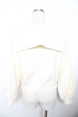 画像2: axes femme POETIQUE / セーラーカラーニットカーディガン M 生成り Y-25-11-21-042-AX-TO-SZ-ZY