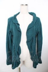 axes femme / ニットフリルカーデ M グリーン Y-25-11-21-045-AX-TO-SZ-ZY