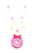 Angelic Pretty / カラフルDonutジュリィネックレス  ダークピンク Y-25-11-22-001-AP-AC-SZ-ZY