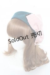 Leur Getter / チュール＆グログランリボンベレー  グリーン Y-25-11-22-036-LU-AC-SZ-ZY