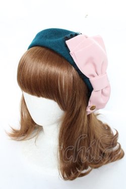 画像1: Leur Getter / チュール＆グログランリボンベレー  グリーン Y-25-11-22-036-LU-AC-SZ-ZY