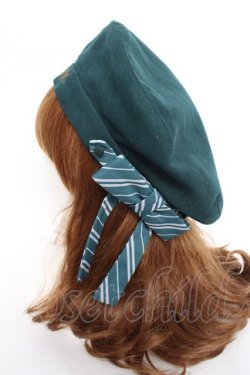 画像2: F i.n.t / ストライプリボンベレー帽/ハリーポッター F グリーン Y-25-11-22-037-CA-AC-SZ-ZY