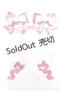 LOTUS ribbon / ツインテールリボンバレッタ  ピンク Y-25-11-22-007-EL-ZA-SZ-ZY