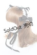 BABY, THE STARS SHINE BRIGHT / Sweetie Fairy taleあかずきんちゃんヘッドドレス  黒×白レース Y-25-11-22-041-BA-AC-SZ-ZY