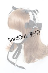 BABY, THE STARS SHINE BRIGHT / Sweetie Fairy taleあかずきんちゃんヘッドドレス  黒×白レース Y-25-11-22-041-BA-AC-SZ-ZY