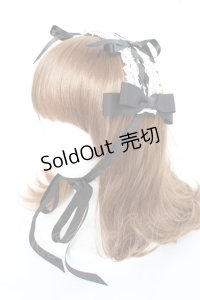 BABY, THE STARS SHINE BRIGHT / Sweetie Fairy taleあかずきんちゃんヘッドドレス  黒×白レース Y-25-11-22-041-BA-AC-SZ-ZY