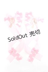 LOTUS ribbon / ツインテールリボンバレッタ  ピンク Y-25-11-22-008-EL-ZA-SZ-ZY