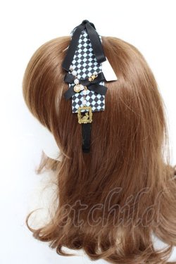 画像2: LOLITA / モチーフ付きカチューシャ  サックス Y-25-11-22-043-LO-AC-SZ-ZY