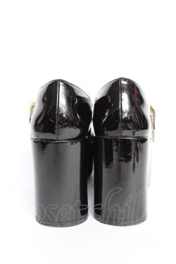 画像3: evelyn / エナメル厚底シューズ M 黒 Y-25-11-22-047-LO-SH-SZ-ZY