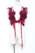 Vallee lys / Nocturne Tulle Harness  ワイン Y-25-11-22-048-GO-TO-SZ-ZY