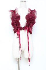 Vallee lys / Nocturne Tulle Harness  ワイン Y-25-11-22-048-GO-TO-SZ-ZY