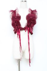 画像1: Vallee lys / Nocturne Tulle Harness  ワイン Y-25-11-22-048-GO-TO-SZ-ZY (1)
