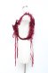 画像2: Vallee lys / Nocturne Tulle Harness  ワイン Y-25-11-22-048-GO-TO-SZ-ZY (2)