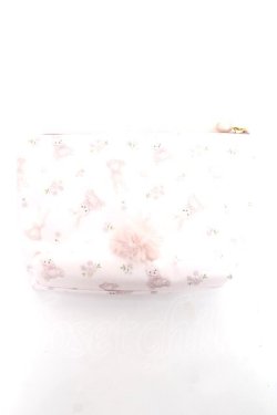 画像2: Maison de FLEUR / イースターラビットポーチ  ピンク Y-25-11-22-009-LO-ZA-SZ-ZY