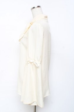 画像2: axes femme kawaii / 姫袖フリルブラウス M 生成り Y-25-11-22-051-AX-BL-SZ-ZY