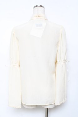 画像3: axes femme kawaii / 姫袖フリルブラウス M 生成り Y-25-11-22-051-AX-BL-SZ-ZY
