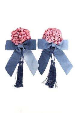 画像1: Doll Paradise / 猫灯篭祭クリップ  紺 Y-25-11-22-010-LO-ZA-SZ-ZY