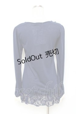 画像2: axes femme / 袖口リボンインナープルオーバー   Y-25-11-22-055-AX-TO-SZ-ZY