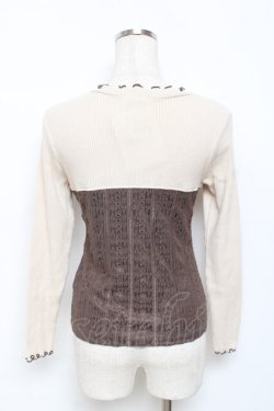 画像2: axes femme / ビスチェ風切替プルオーバー   Y-25-11-22-057-AX-TO-SZ-ZY