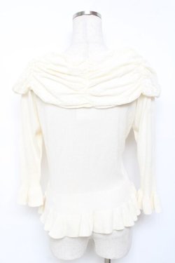 画像2: axes femme / レース襟フェミニンカーデ M 生成り Y-25-11-22-061-AX-TO-SZ-ZY