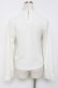 画像2: axes femme / バラネックレス風リブプルオーバー M 白 Y-25-11-22-062-AX-TO-SZ-ZY (2)
