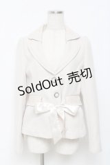 axes femme / レース使いジャケット M 生成り Y-25-11-22-064-AX-JA-SZ-ZY
