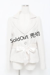 axes femme / レース使いジャケット M 生成り Y-25-11-22-064-AX-JA-SZ-ZY