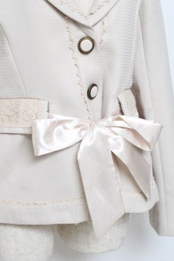 画像3: axes femme / レース使いジャケット M 生成り Y-25-11-22-064-AX-JA-SZ-ZY