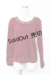 axes femme / 折り返し2WAYインナープルオーバー M ワイン Y-25-11-22-065-AX-TO-SZ-ZY