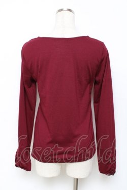画像2: axes femme / 折り返し2WAYインナープルオーバー M ワイン Y-25-11-22-065-AX-TO-SZ-ZY