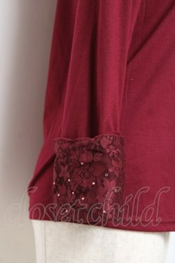 画像3: axes femme / 折り返し2WAYインナープルオーバー M ワイン Y-25-11-22-065-AX-TO-SZ-ZY