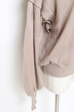 画像3: axes femme / レイヤード風ニット M グレージュ Y-25-11-22-066-AX-TO-SZ-ZY