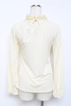 画像2: axes femme / ガーデンフリルスタンドプルオーバー  生成り Y-25-11-22-073-AX-TO-SZ-ZY