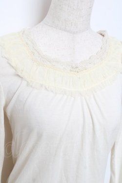 画像4: axes femme / パール配色インナープルオーバー M 生成り Y-25-11-22-077-AX-TO-SZ-ZY