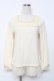 画像1: axes femme / モチーフレース付インナープルオーバー M 生成り Y-25-11-22-078-AX-TO-SZ-ZY (1)