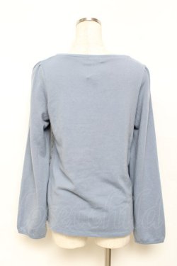 画像2: axes femme / レース重ねトップス M サックス Y-25-11-22-086-AX-TO-SZ-ZY