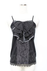 axes femme / BIGリボンキャミ M 黒 Y-25-11-22-087-AX-TO-SZ-ZY