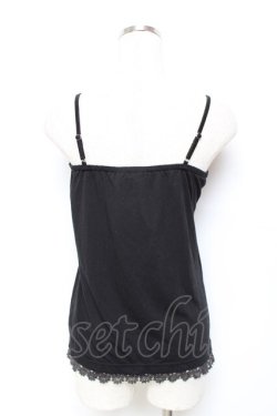 画像2: axes femme / BIGリボンキャミ M 黒 Y-25-11-22-087-AX-TO-SZ-ZY