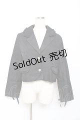 majoretty / バックリボンジャケット L 黒 Y-25-11-22-090-LO-JA-SZ-ZY