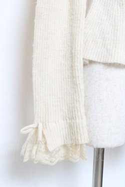 画像3: couture BY ROJITA / ペプラムラメニットカーディガン F アイボリー Y-25-11-22-093-LO-BL-SZ-ZY