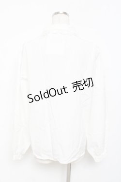 画像2: NOEMIE / 推しカラー長袖ブラウス M 白 Y-25-11-22-095-LO-BL-SZ-ZY