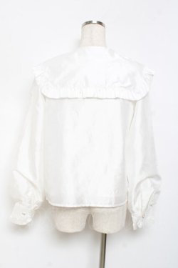 画像2: Honey Cinnamon / ビッグカラーリボンブラウス F 白 Y-25-11-22-096-LO-BL-SZ-ZY