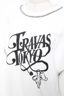 画像3: TRAVAS TOKYO / 発砲プリントオーバーステッチプルオーバー F ホワイト Y-25-11-22-099-PU-TO-SZ-ZY