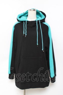 画像1: NieR Clothing / Wフードパーカー F 黒 Y-25-11-22-101-PU-TO-SZ-ZY