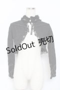 GRAMM / レース切替スタンドカラーショートボレロ  黒 Y-25-11-22-104-HN-TO-SZ-ZY