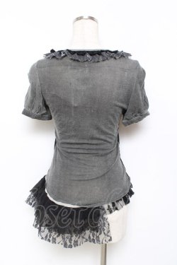 画像3: GRAMM / ビスチェレイヤード風ptカットソー  グレー Y-25-11-22-105-HN-TO-SZ-ZY