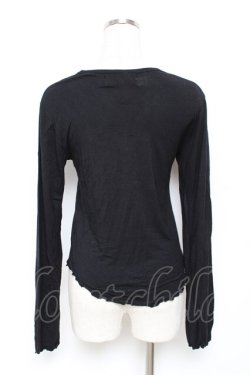 画像2: GRAMM / プリントカットソー  黒 Y-25-11-22-107-HN-TO-SZ-ZY