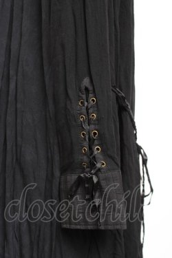 画像3: GRAMM / プリントシャツワンピース  黒 Y-25-11-22-109-HN-OP-SZ-ZY