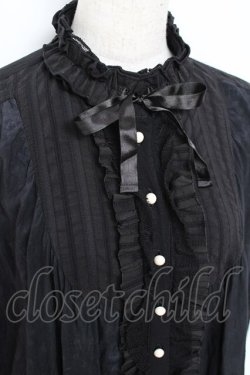 画像5: GRAMM / プリントシャツワンピース  黒 Y-25-11-22-109-HN-OP-SZ-ZY