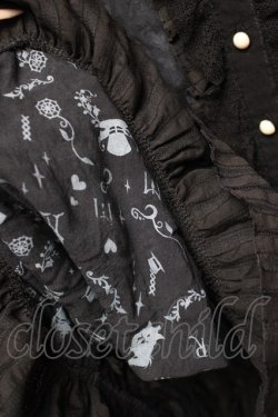 画像6: GRAMM / プリントシャツワンピース  黒 Y-25-11-22-109-HN-OP-SZ-ZY